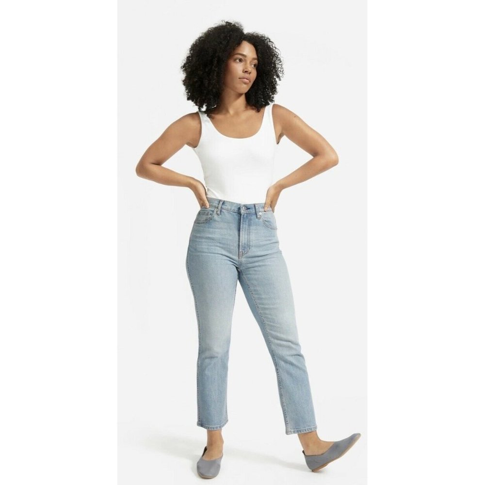 Everlane The Cheeky Bootcut Jean Lightwash High Rise Size 27